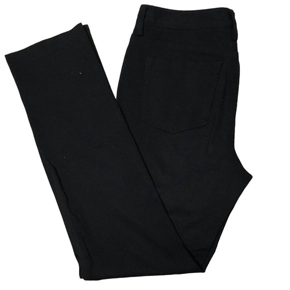 NYDJ BLACK STRETCH slim leg KNIT  PANTS SIZE 2 - Picture 6 of 7
